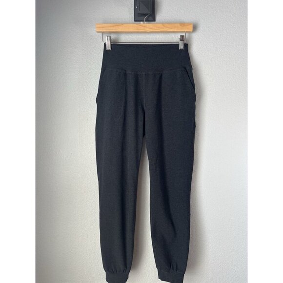 Beyond Yoga Charcoal Black High Waisted Spacedye Midi Jogger Size Small - Picture 1 of 6